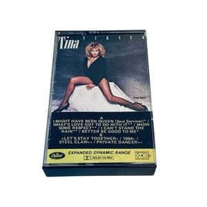 🍄 Tina Turner - Private Dancer Cassette Tape